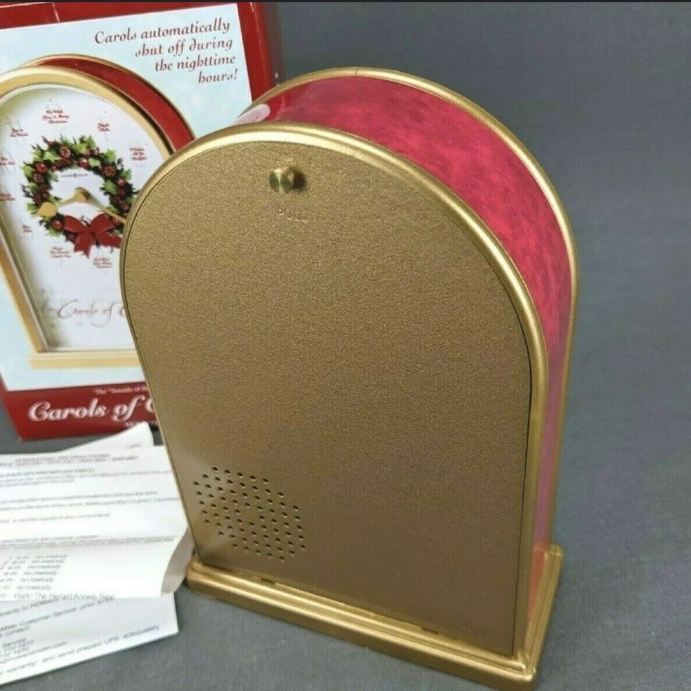 Howard Miller carols of Christmas mantle clock - Picture 4 of 4